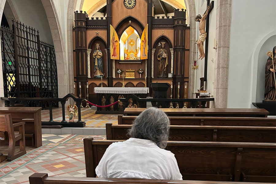 personinchapel